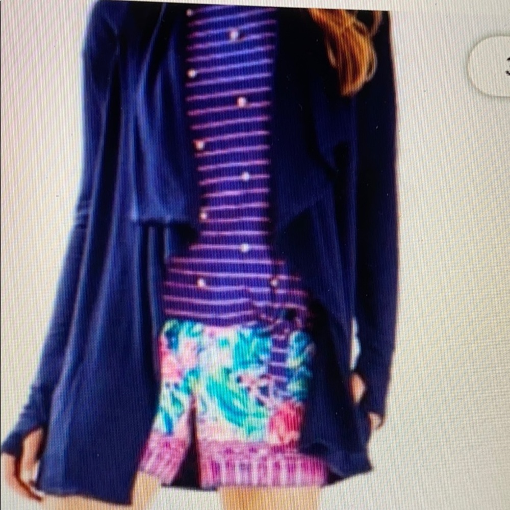 NWT Lilly  Pulitzer Elyssa Wrap navy size Medium